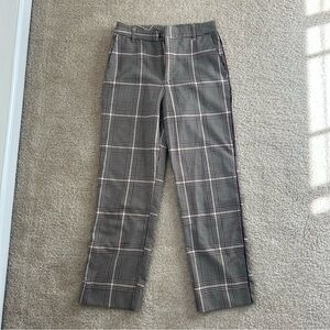 Abercrombie & Fitch Checkered Gray Pants